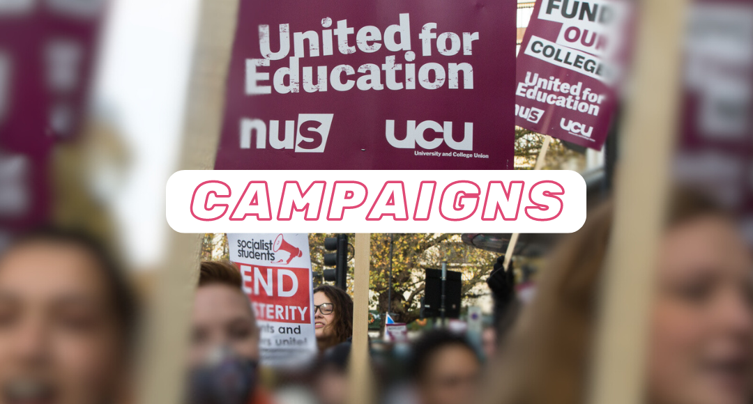 Find out more about what we're doing right now to make student life better at UAL and see how you can get involved. You can also join one of our active campaign groups!