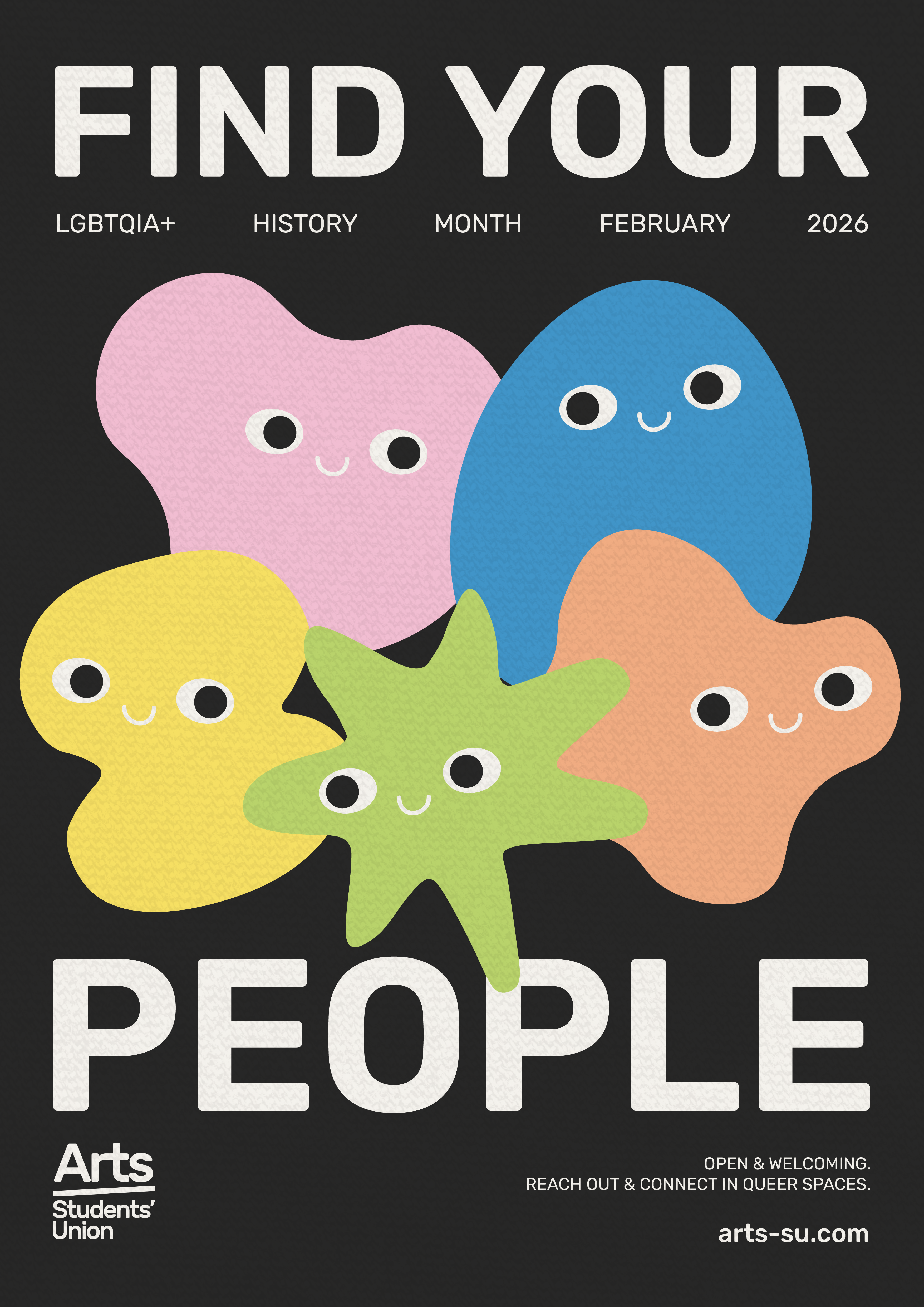 Join us as we celebrate LGBTQ+ History Month 2026. This year's theme is Find Your People