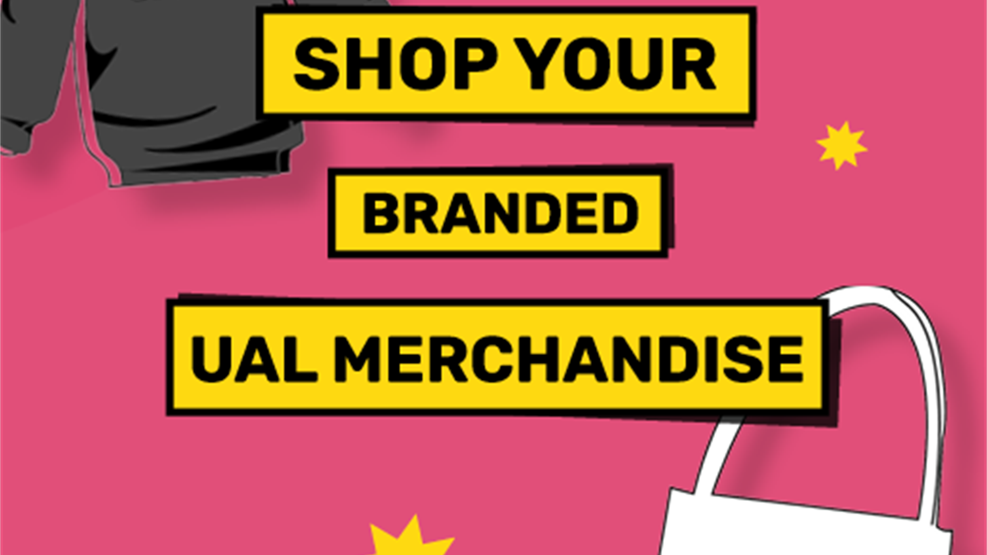 The OFFICIAL shop for all your  UAL merchandise! Any queries, please contact commercial@su.arts.ac.uk