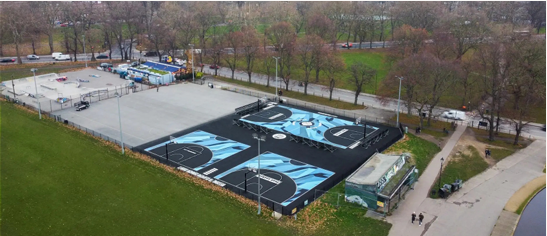 Image: Clapham Common Netball & Basketball Courts