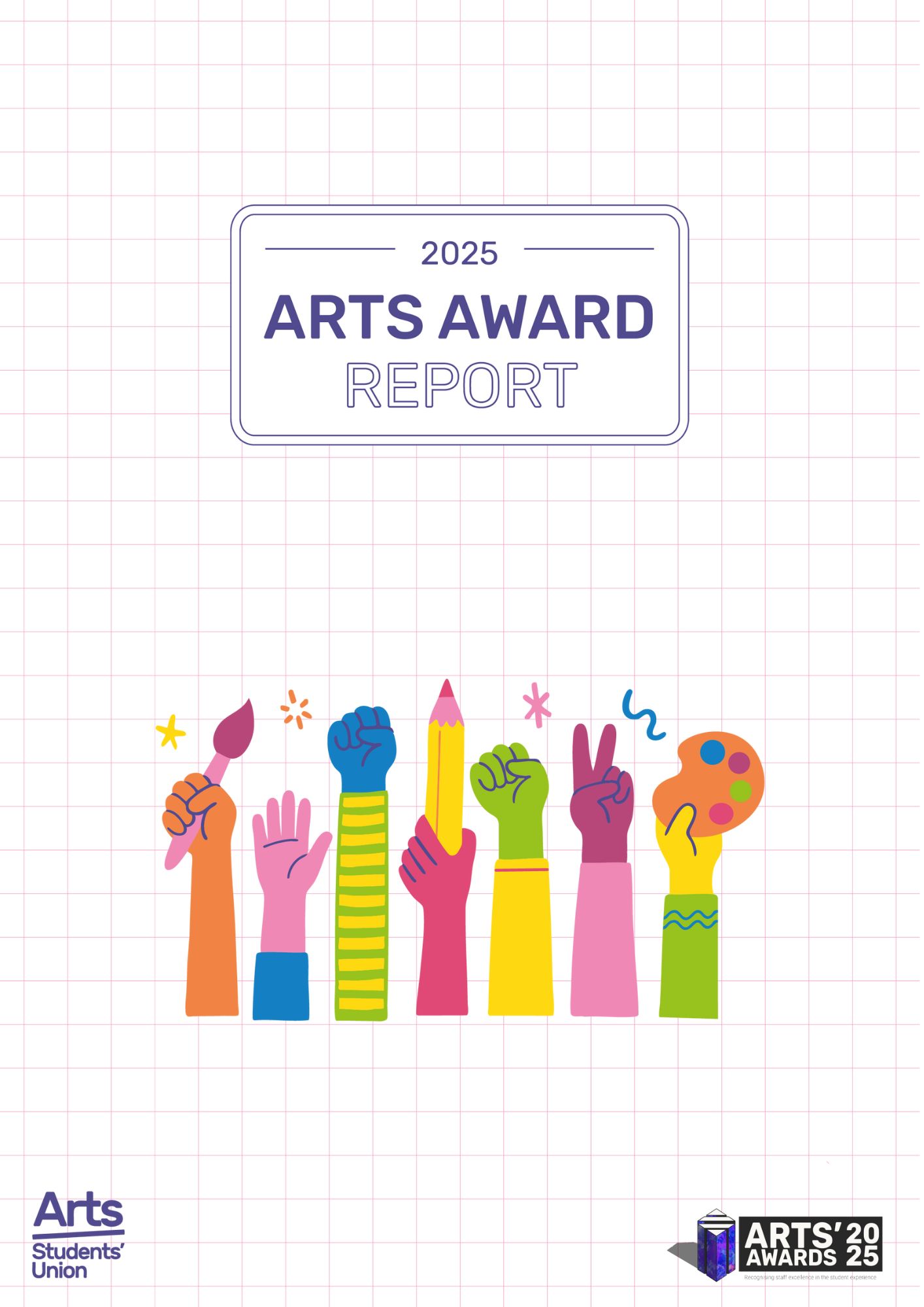 Arts Awards 2025 report cover sheet | Design: Amy Vorasatit